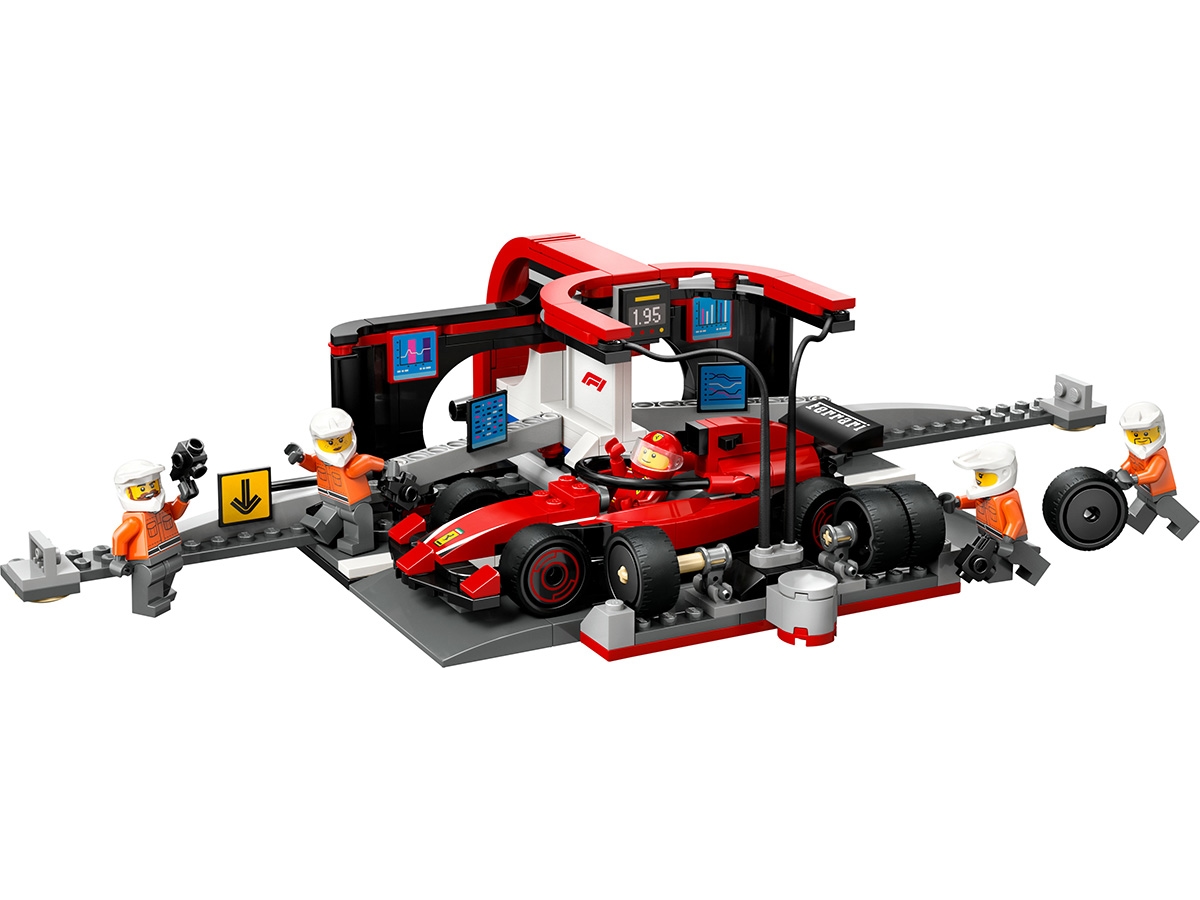 LEGO City F1 depåstopp & depåteam med Ferrari bil 60443 LEGO