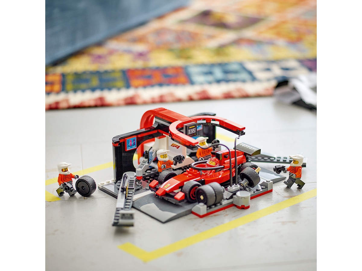 LEGO City F1 depåstopp & depåteam med Ferrari bil 60443 LEGO