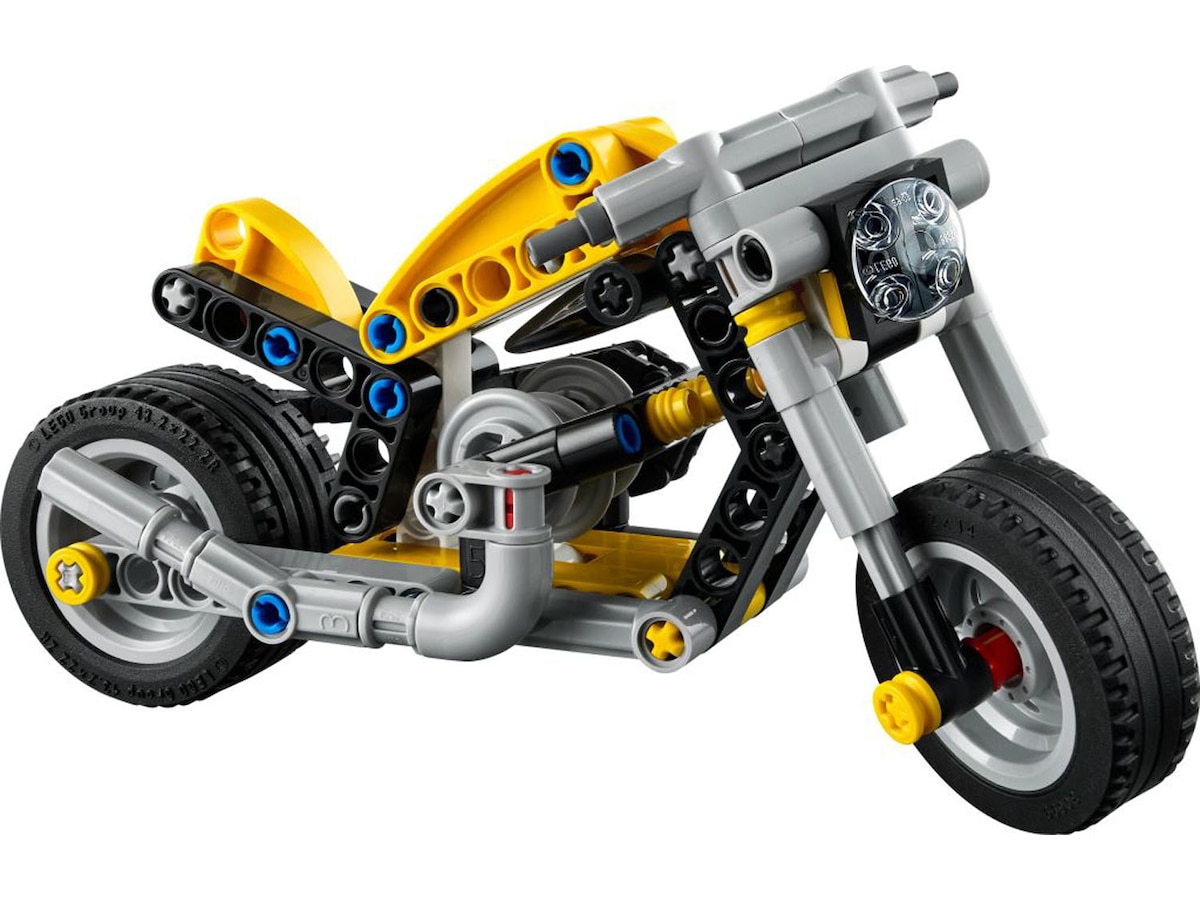 LEGO Technic motorsykkel 42225 (gul) LEGO