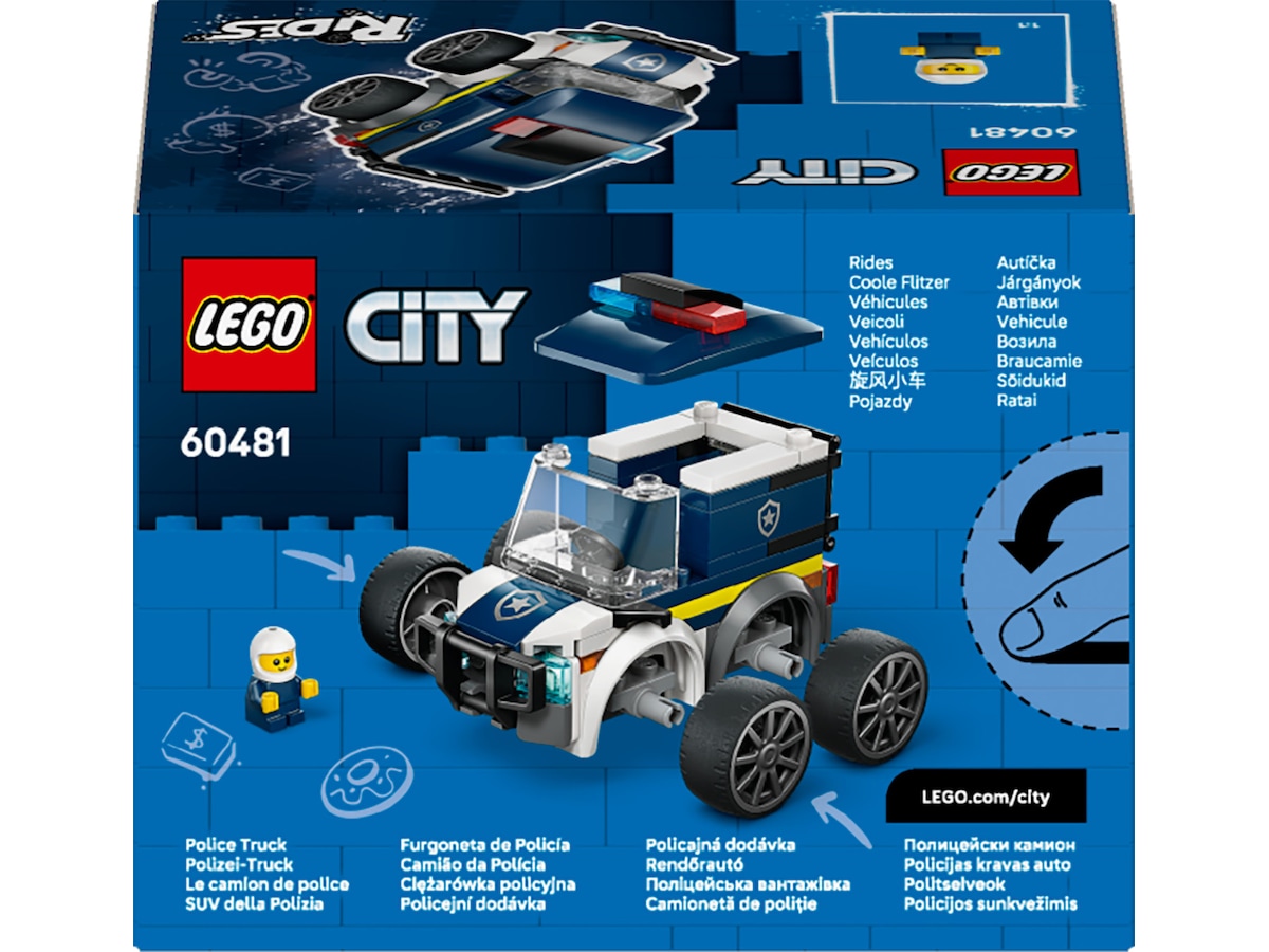 LEGO City 60481 kjøretøy - politibil LEGO
