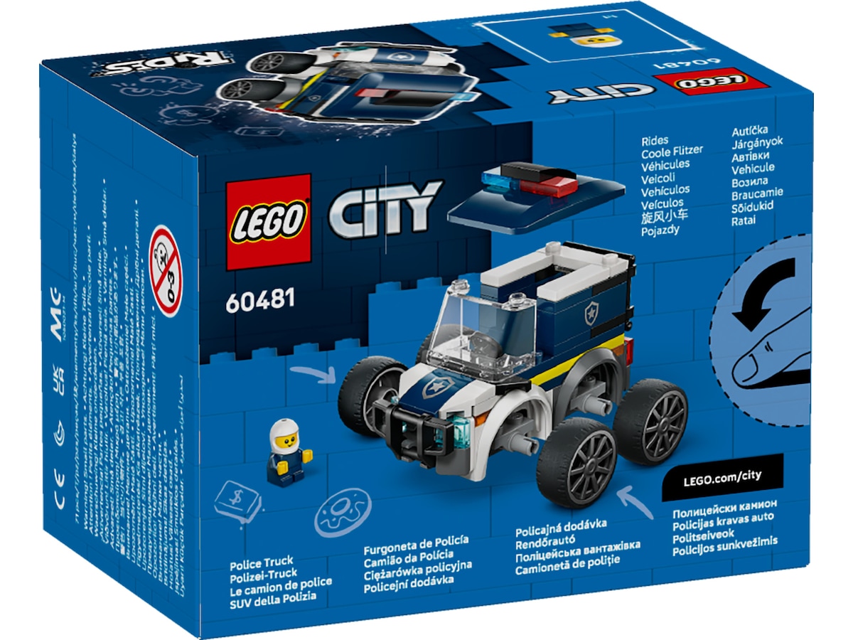 LEGO City 60481 kjøretøy - politibil LEGO