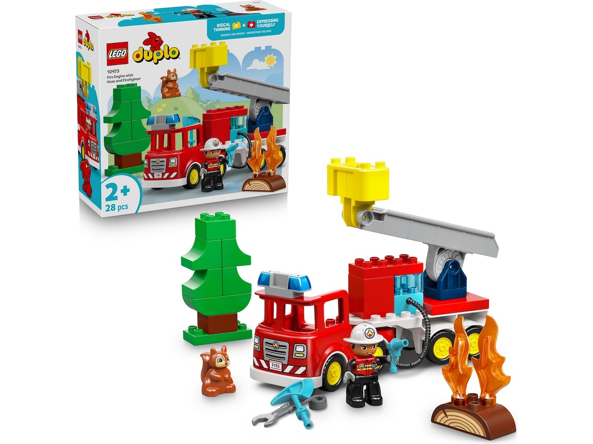 LEGO DUPLO Town brannbil med slange og brannmann 10473 LEGO