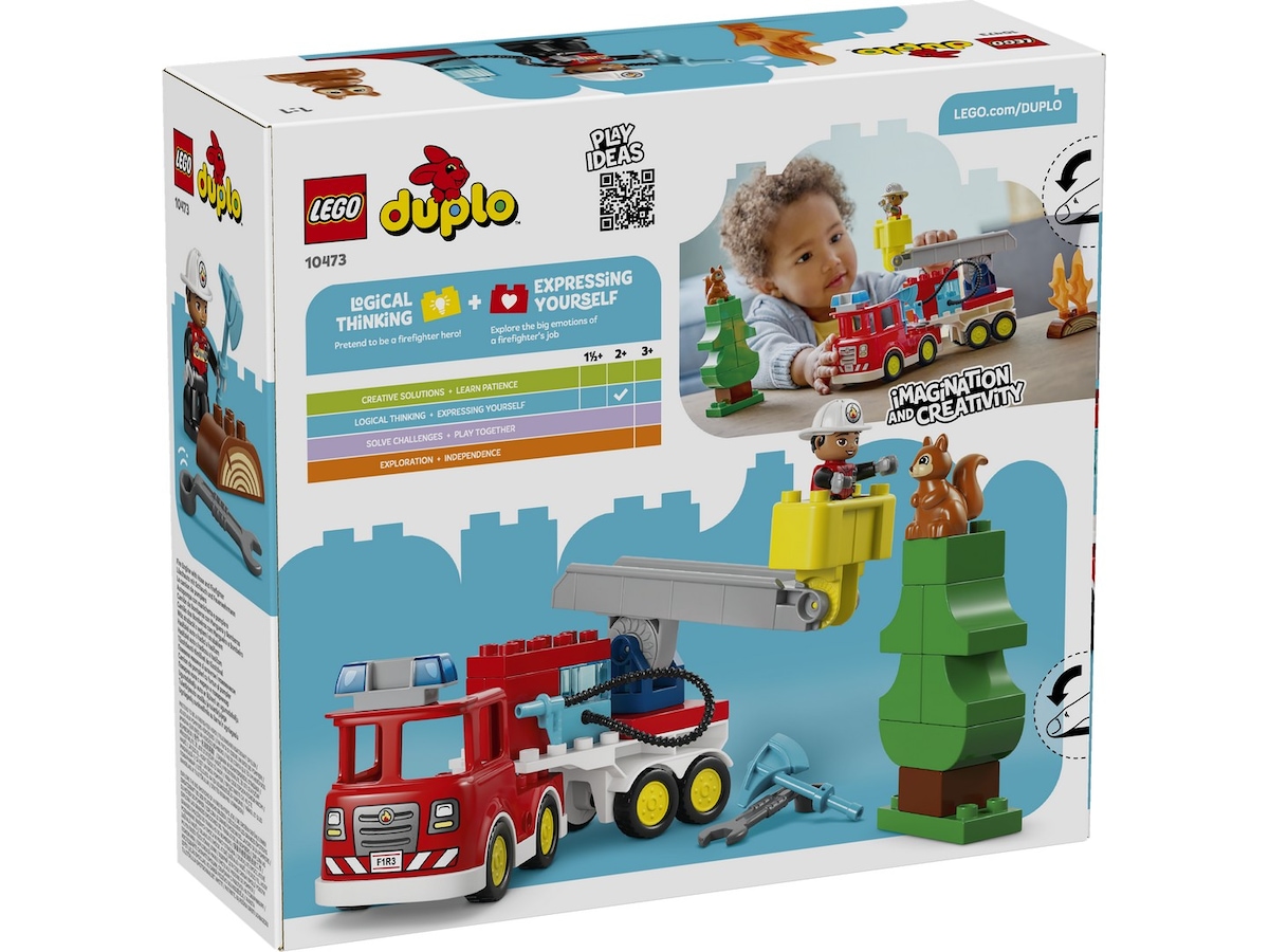 LEGO DUPLO Town brannbil med slange og brannmann 10473 LEGO