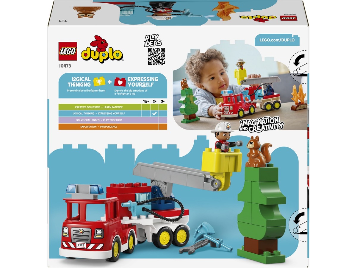 LEGO DUPLO Town brannbil med slange og brannmann 10473 LEGO