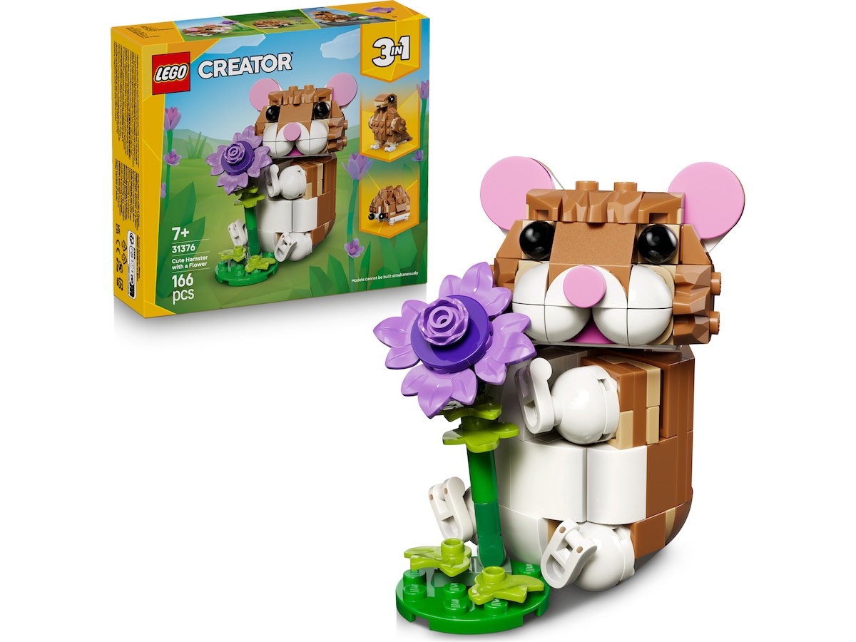 LEGO Creator søt hamster med blomst 31376 LEGO