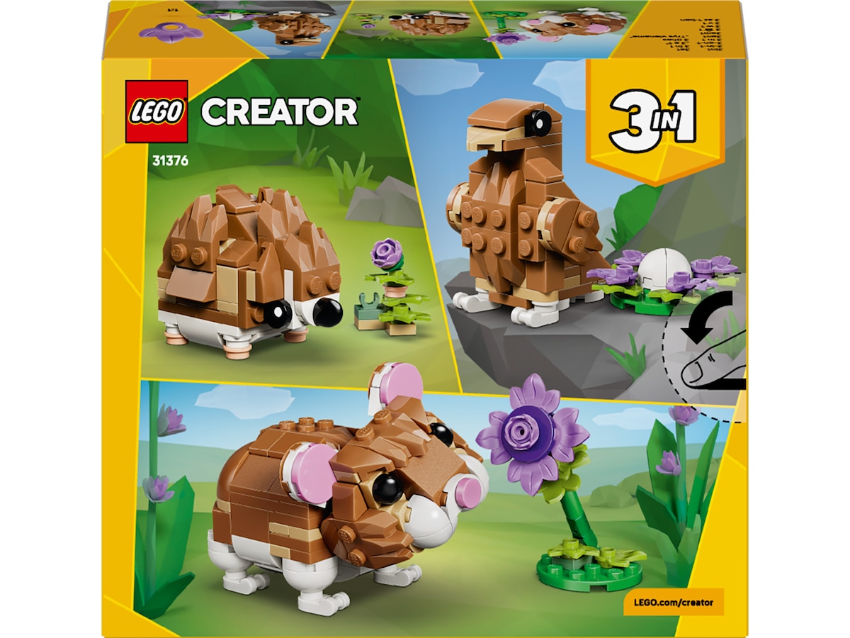 LEGO Creator søt hamster med blomst 31376 LEGO