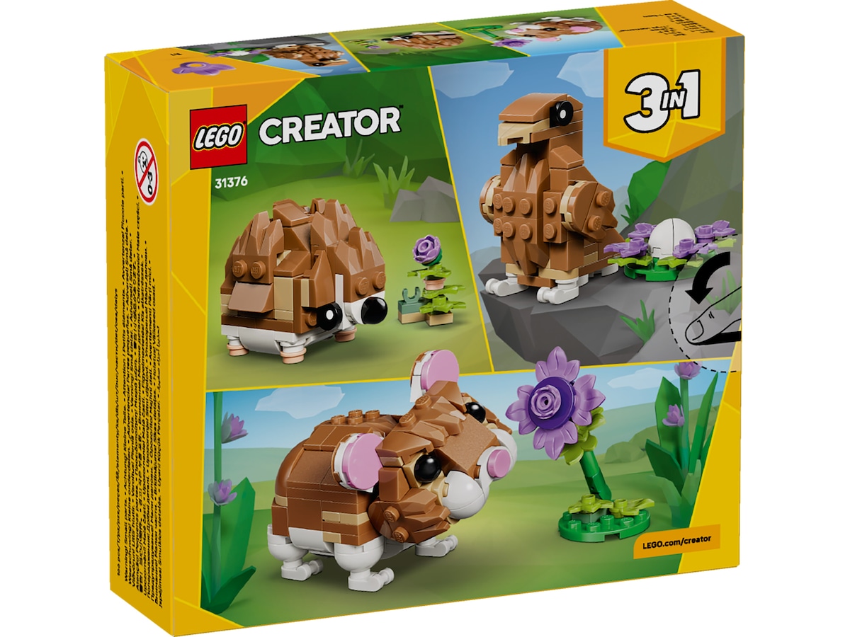 LEGO Creator søt hamster med blomst 31376 LEGO