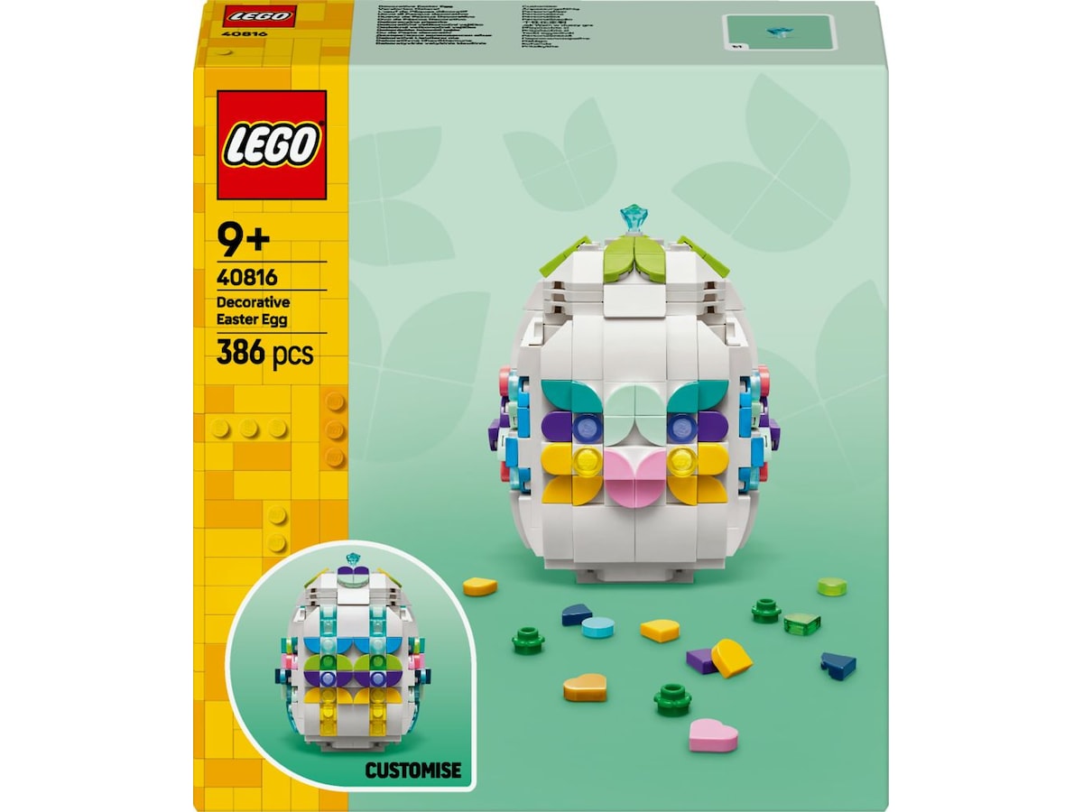 LEGO Iconic dekorativt påskeegg 40816 LEGO