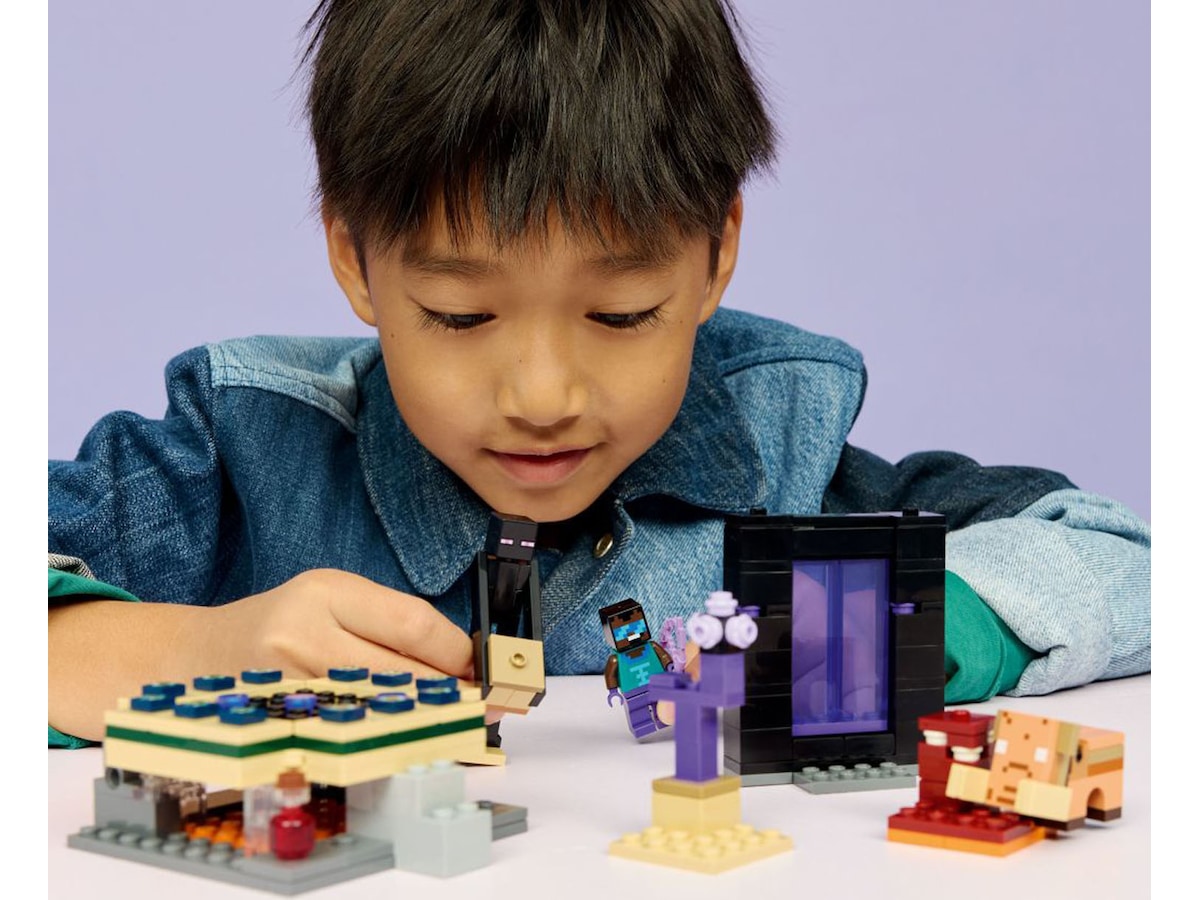 LEGO Minecraft reise med Nether- og End-portal 21584 LEGO