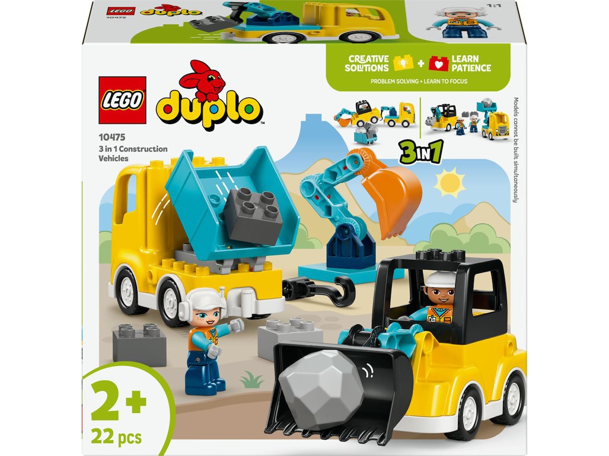 LEGO DUPLO Town 3-i-1 anleggskjøretøy 10475 LEGO