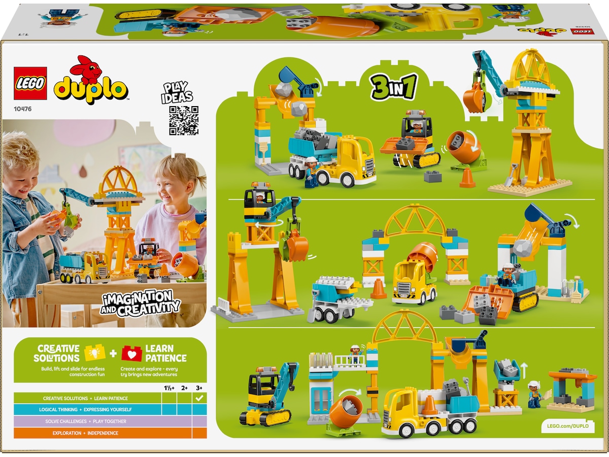 LEGO DUPLO Town 3 i 1 byggeplass og kjøretøy 10476 LEGO