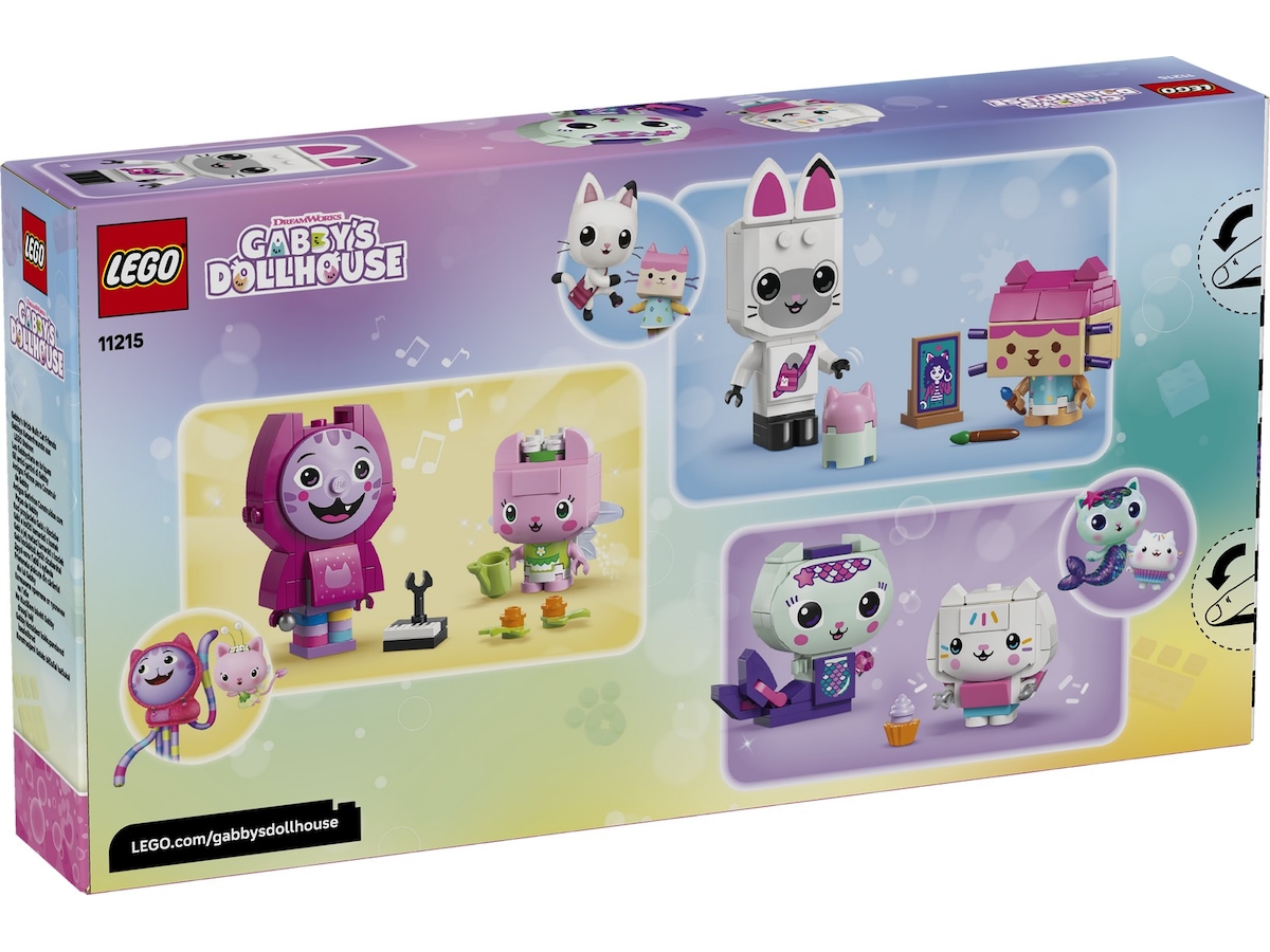 LEGO Gabby's Dollhouse Gabbys klossebygde kattevenner 11215 LEGO