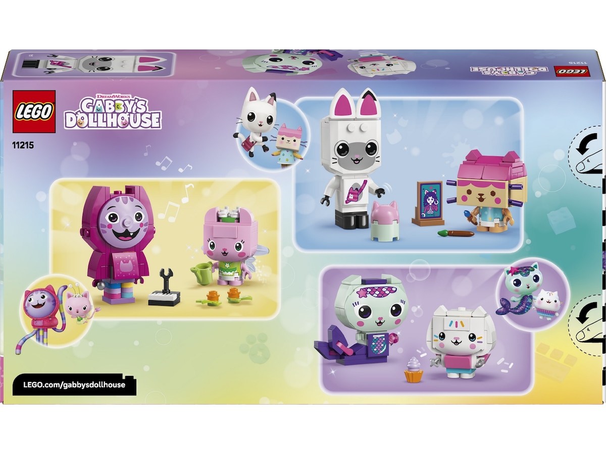 LEGO Gabby's Dollhouse Gabbys klossebygde kattevenner 11215 LEGO