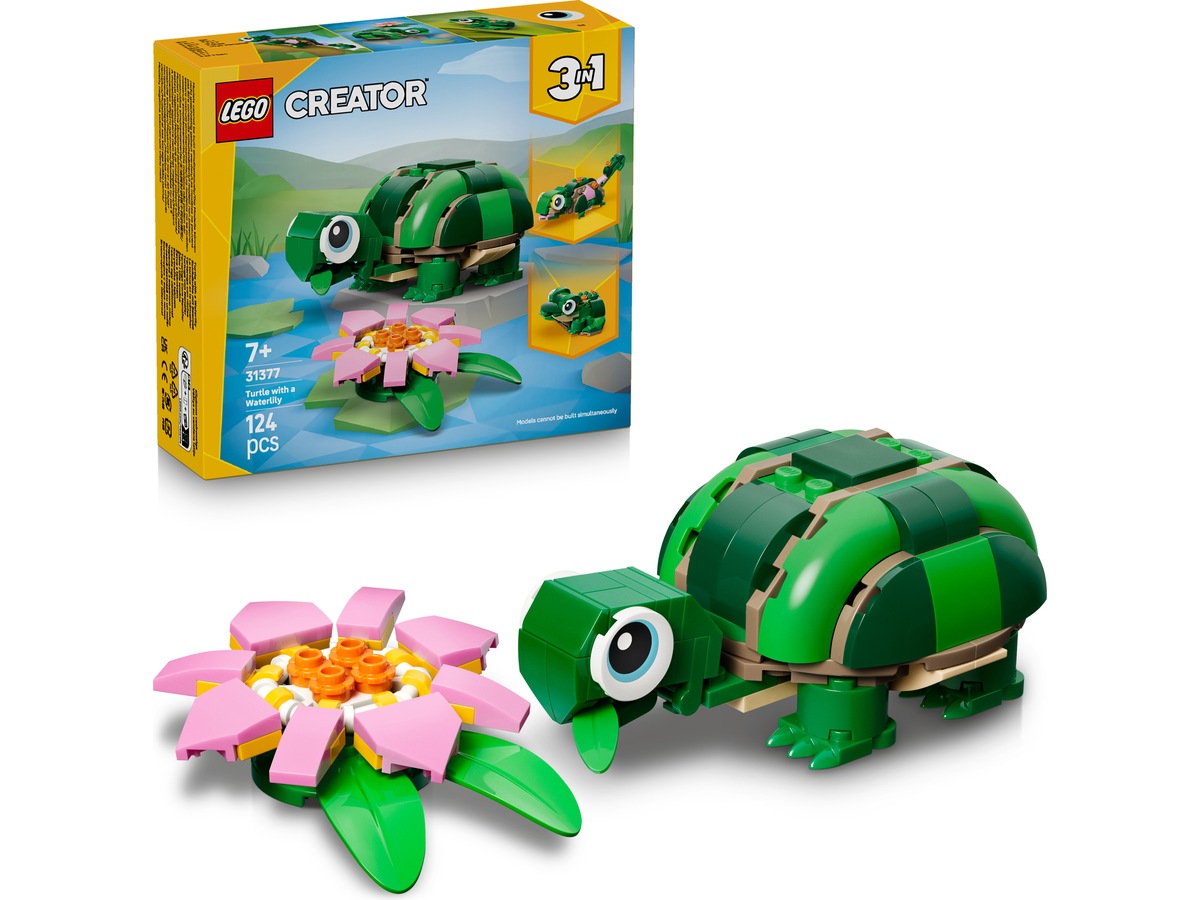 LEGO Creator skilpadde med nøkkerose 31377 LEGO