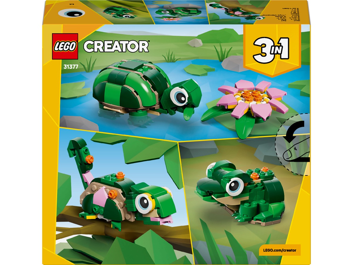 LEGO Creator skilpadde med nøkkerose 31377 LEGO