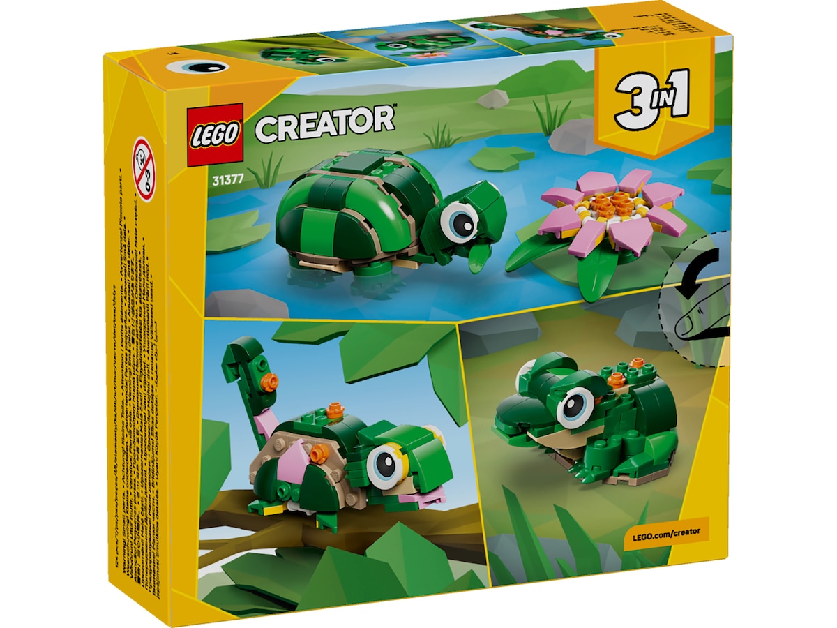 LEGO Creator skilpadde med nøkkerose 31377 LEGO
