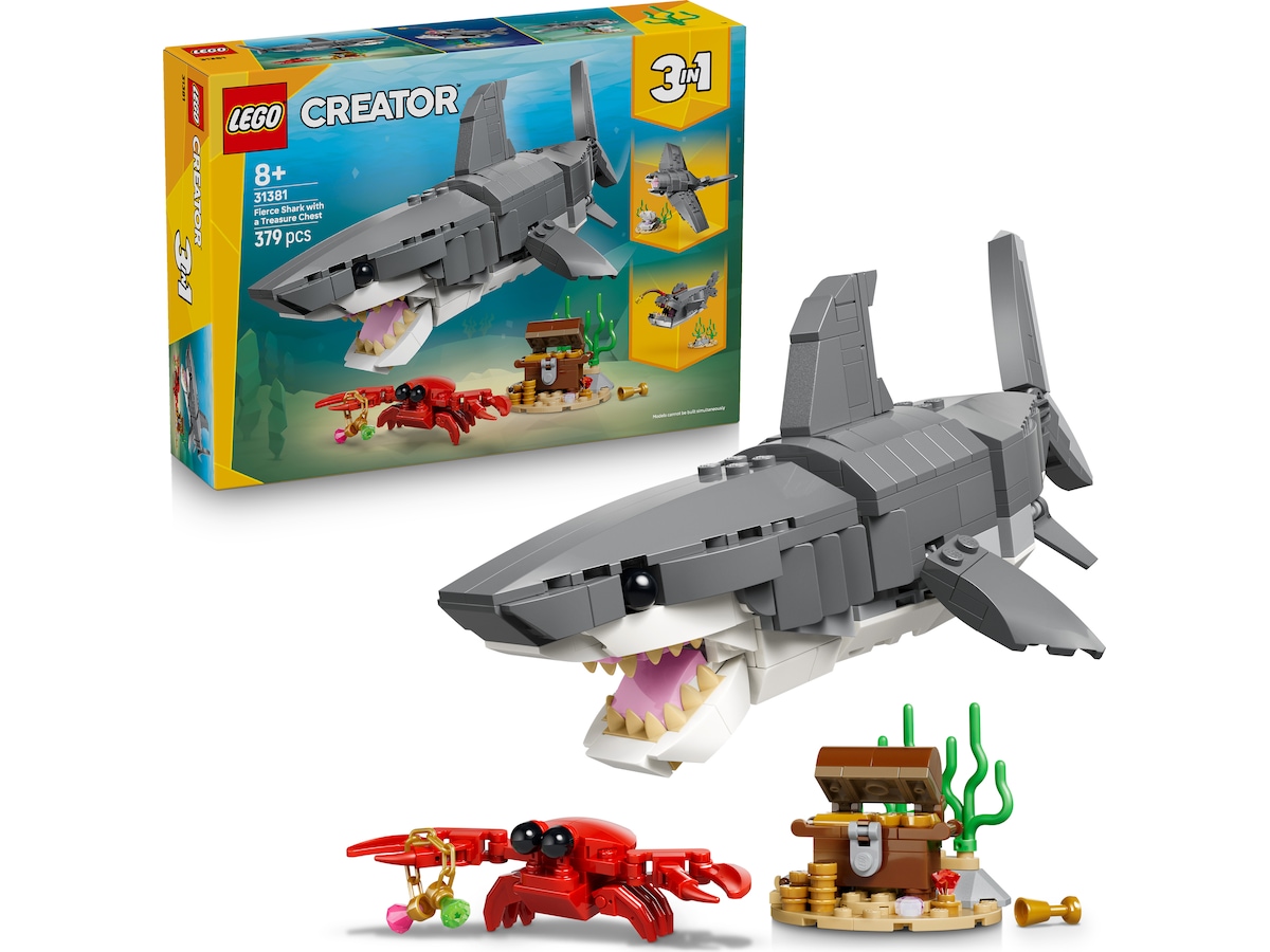 LEGO Creator villsint hai med skattekiste 31381 LEGO