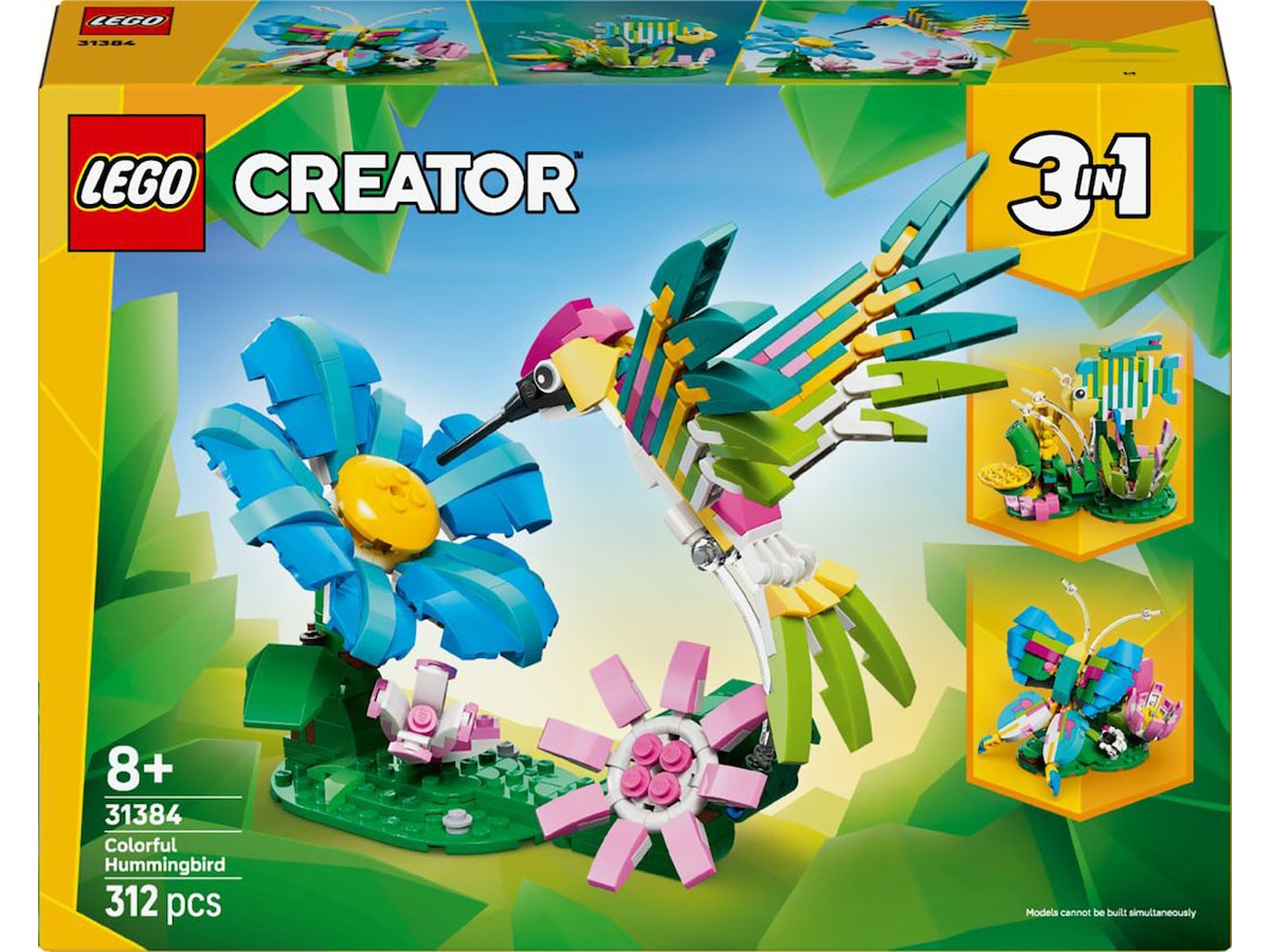 LEGO Creator ville dyr: fargerik kolibri 31384 LEGO