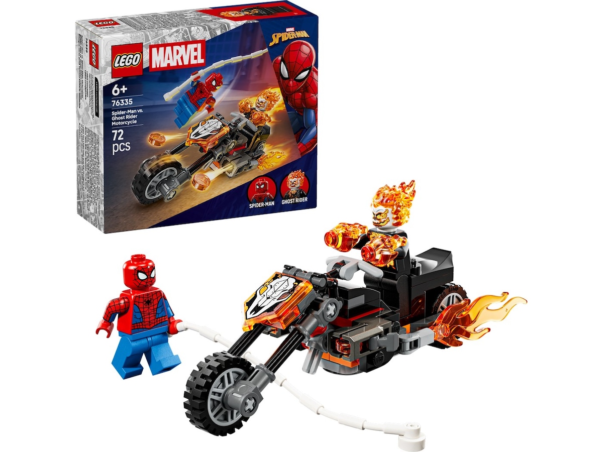 LEGO Super Heroes Marvel Spider-Man mot Ghost Rider på MC 76335 LEGO