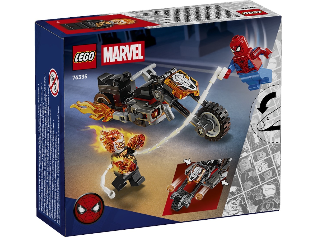 LEGO Super Heroes Marvel Spider-Man mot Ghost Rider på MC 76335 LEGO