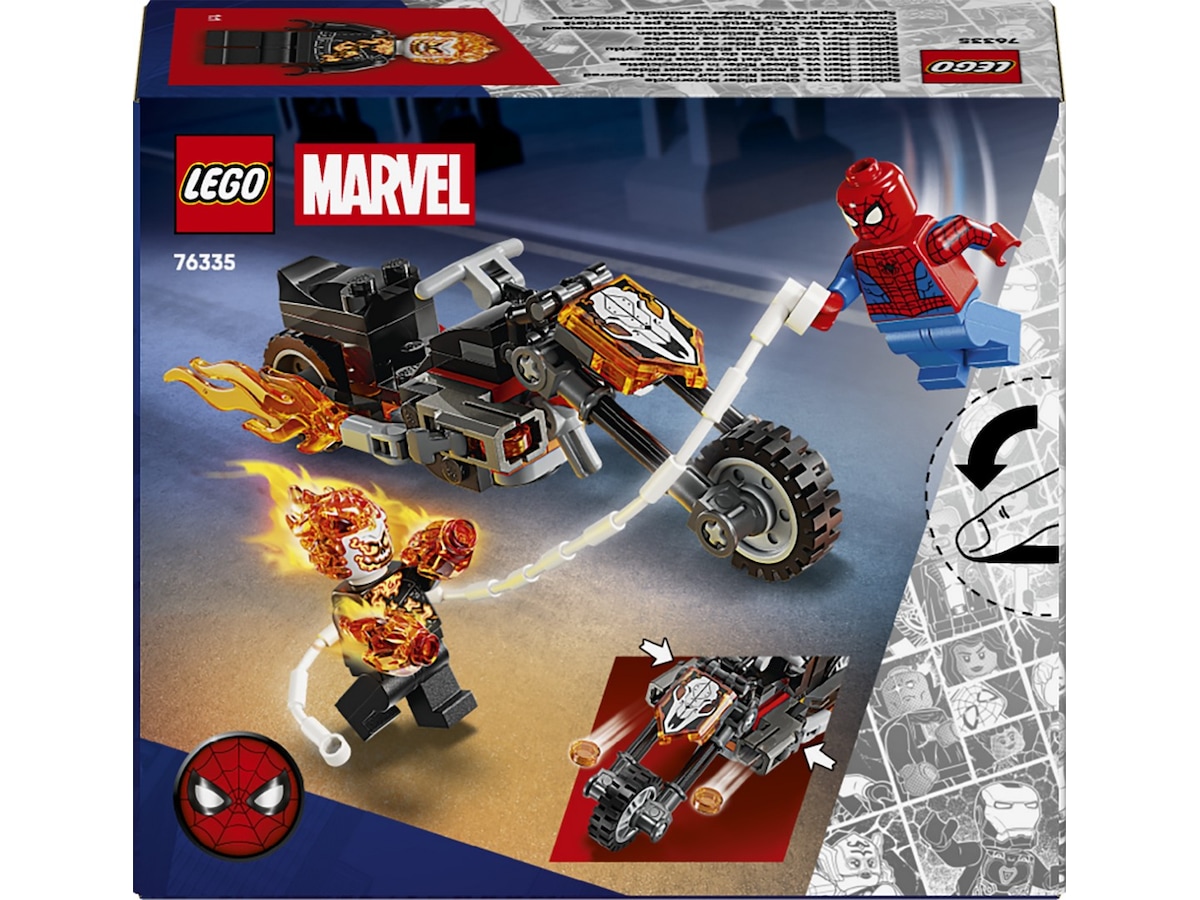LEGO Super Heroes Marvel Spider-Man mot Ghost Rider på MC 76335 LEGO