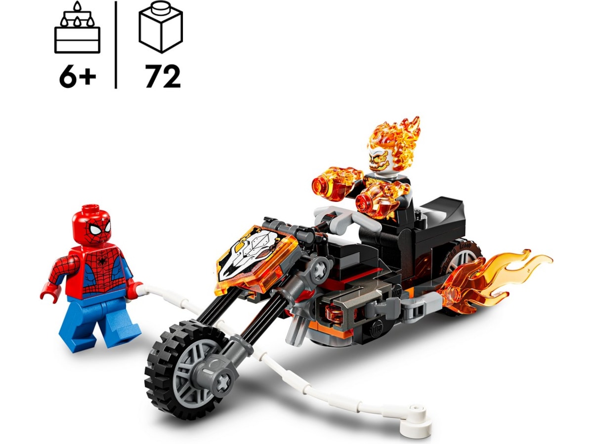 LEGO Super Heroes Marvel Spider-Man mot Ghost Rider på MC 76335 LEGO