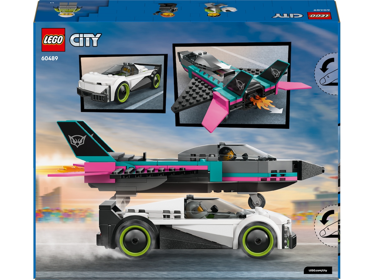 LEGO City Great Vehicles jetfly mot bil 60489 LEGO