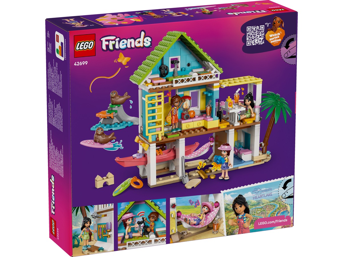 LEGO Friends strandhus med seler 42699 LEGO