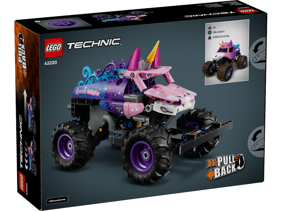LEGO Technic Monster Jam Sparkle Smash trekk-opp 42220 LEGO