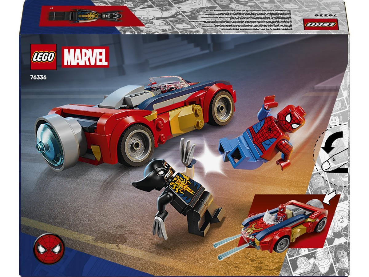 LEGO Super Heroes Spider-Man i bil mot venomifisert Wolverine 76336 LEGO