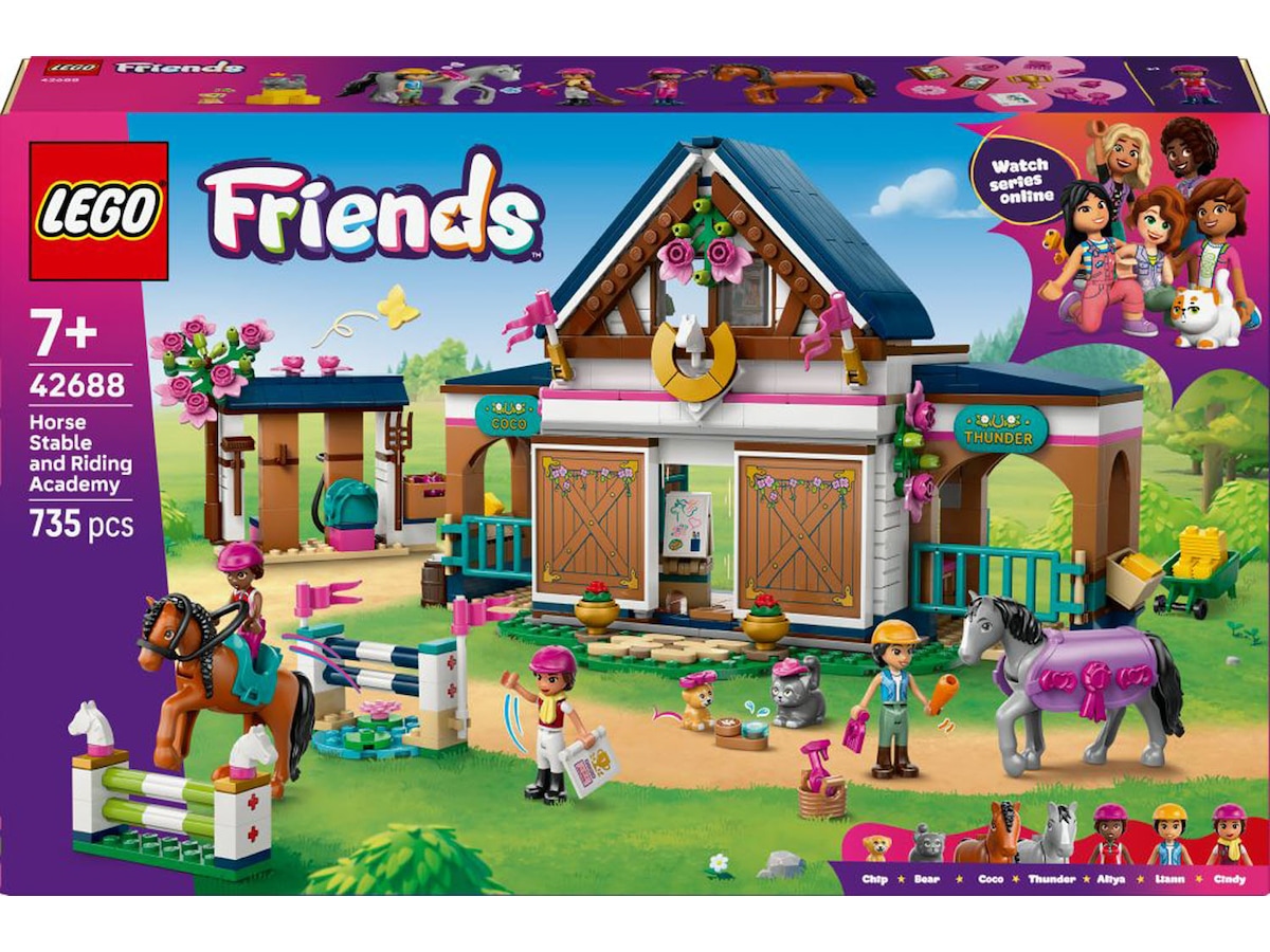 LEGO Friends 42688 hestestall og rideskole LEGO