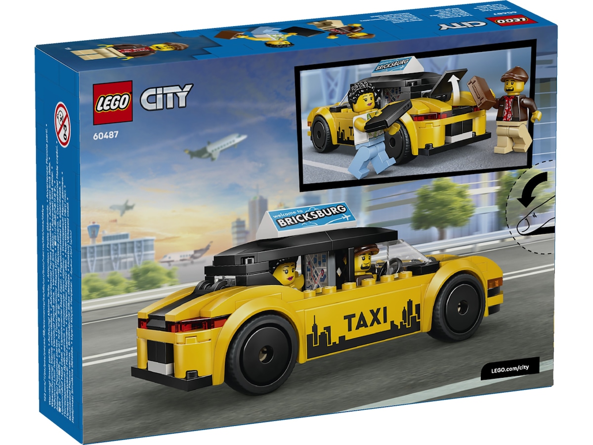LEGO City Great Vehicles taxi 60487 (gul) LEGO