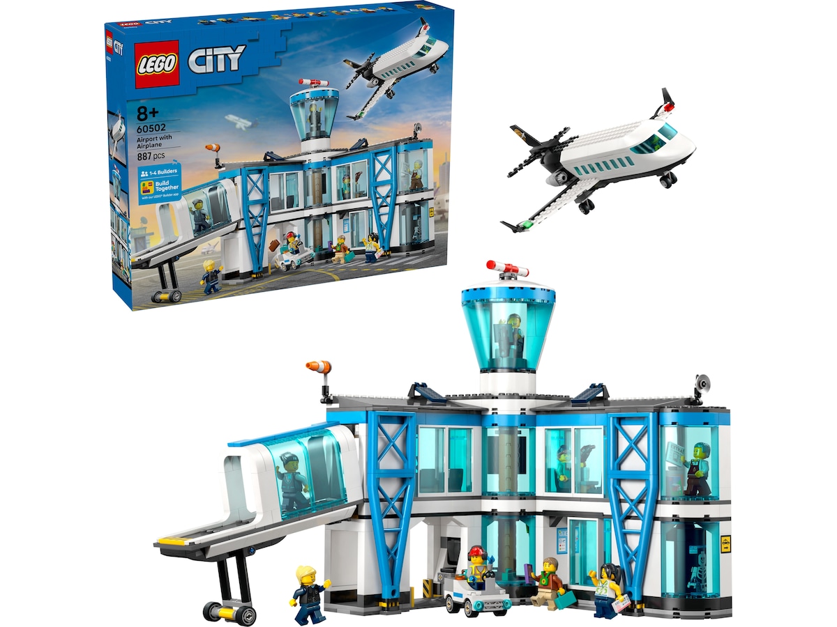LEGO My City lyplass og fly 60502 LEGO