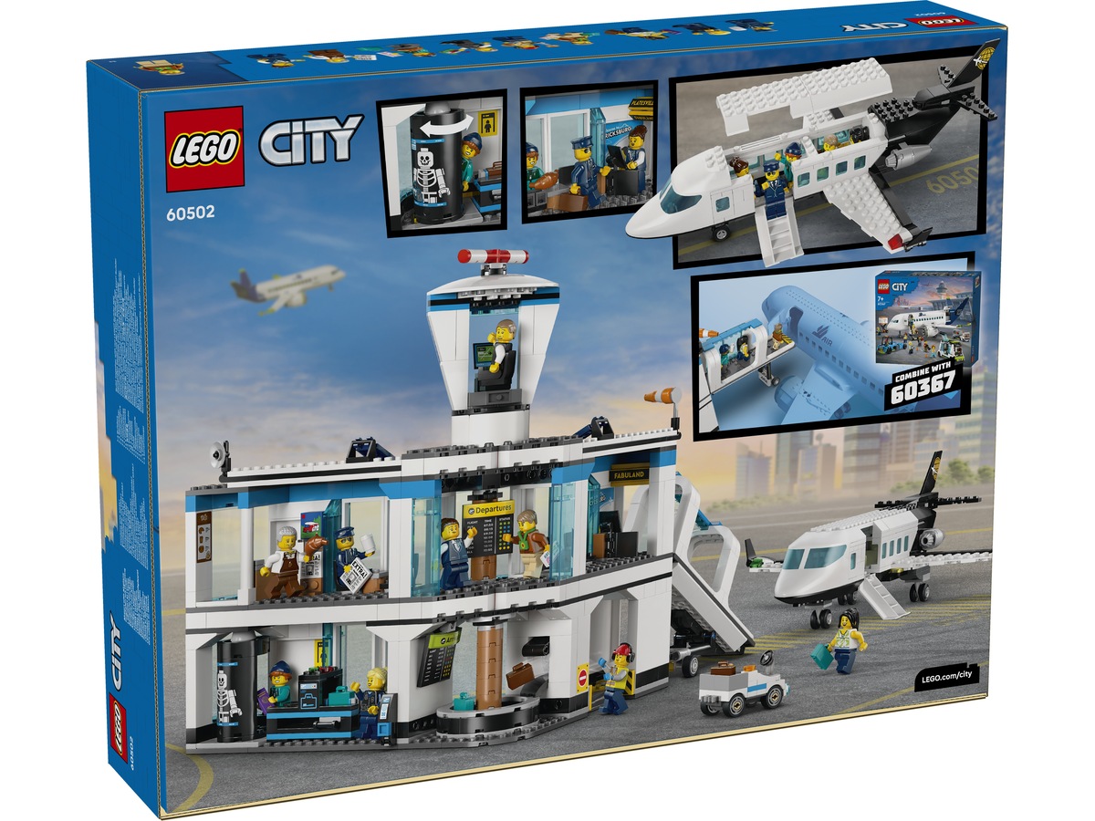 LEGO My City lyplass og fly 60502 LEGO