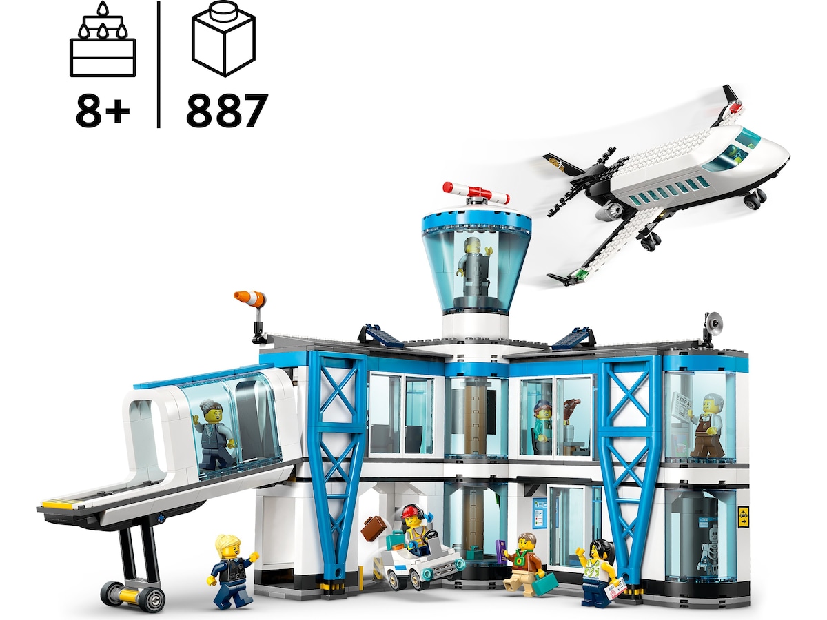 LEGO My City lyplass og fly 60502 LEGO