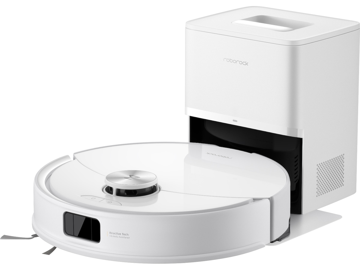 Roborock ZEO One vask/tørk (hvit) + robotstøvsuger Kombinert vaskemaskin og tørketrommel