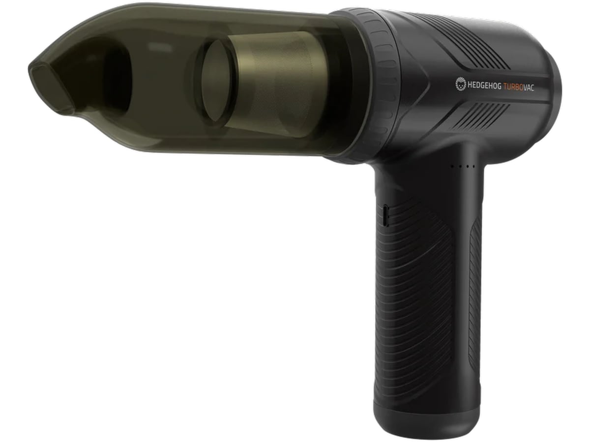 Hedgehog TurboVAC trådløs støvsuger/luftblåser (sort) + USB-C kabel Trådløse støvsugere