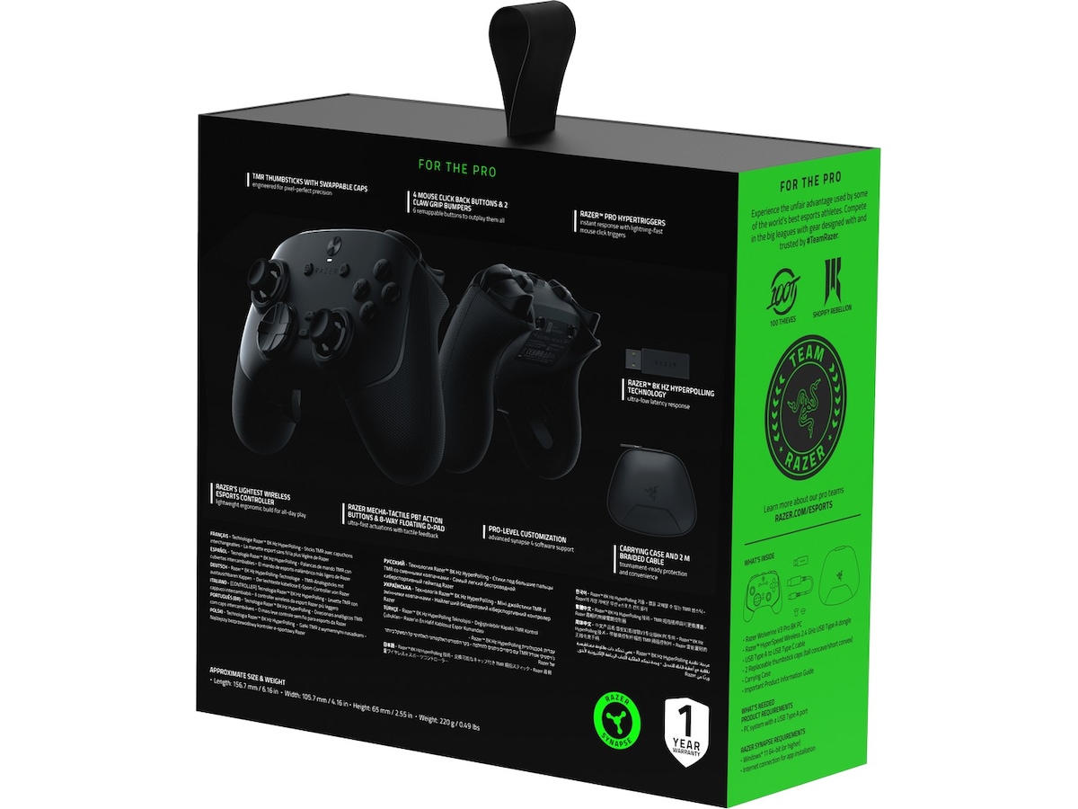 Razer Wolverine V3 Pro PC-kontroller Tilbehør til spillkonsoller