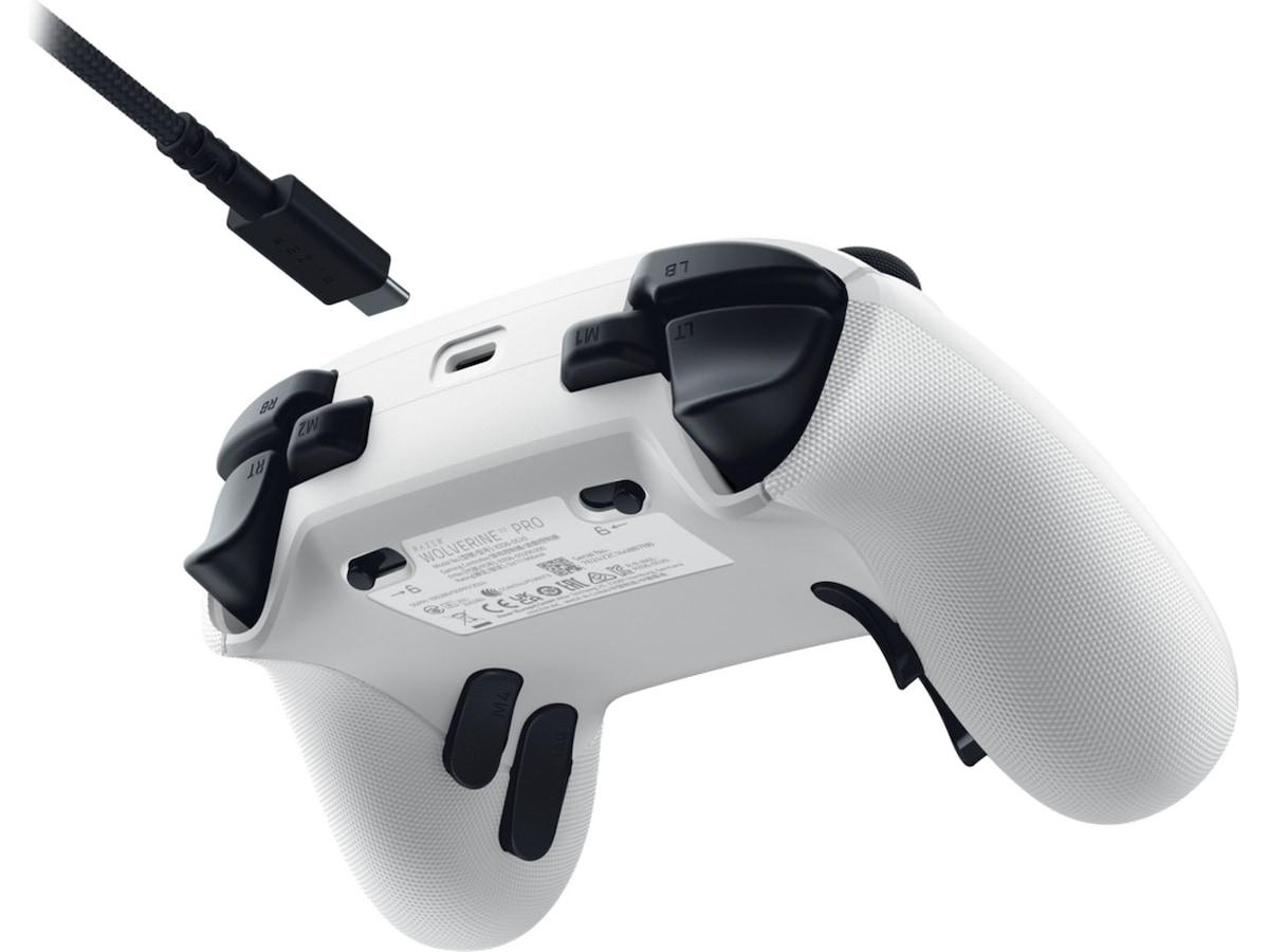 Razer Wolverine V3 Pro trådløs kontroller for Xbox X/S & PC (hvit) Tilbehør til spillkonsoller