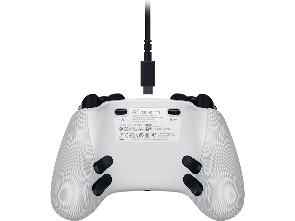 Razer Wolverine V3 TE kablet kontroller for Xbox X/S og PC (hvit) Tilbehør til spillkonsoller