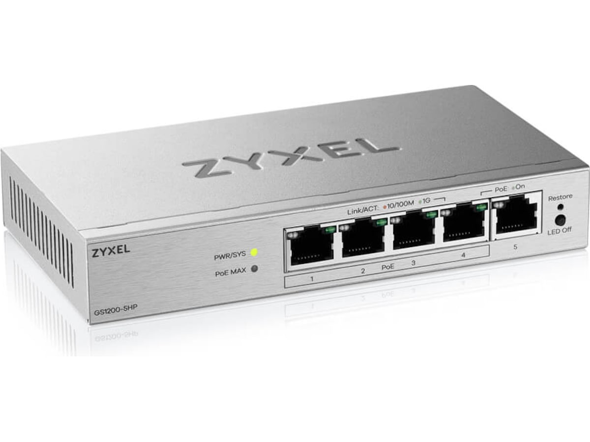 Zyxel GS1200-5HPV3-EU0101F switch Switch