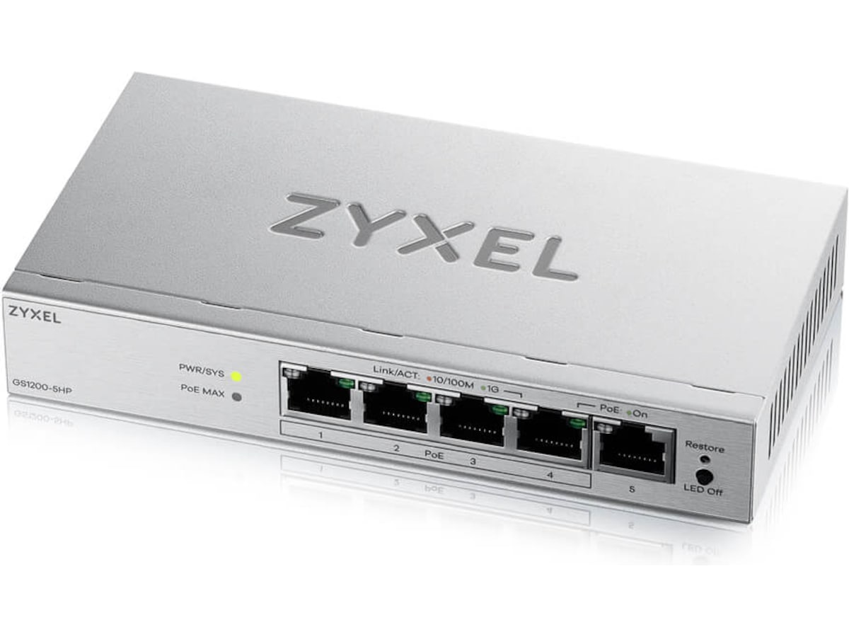 Zyxel GS1200-5HPV3-EU0101F switch Switch