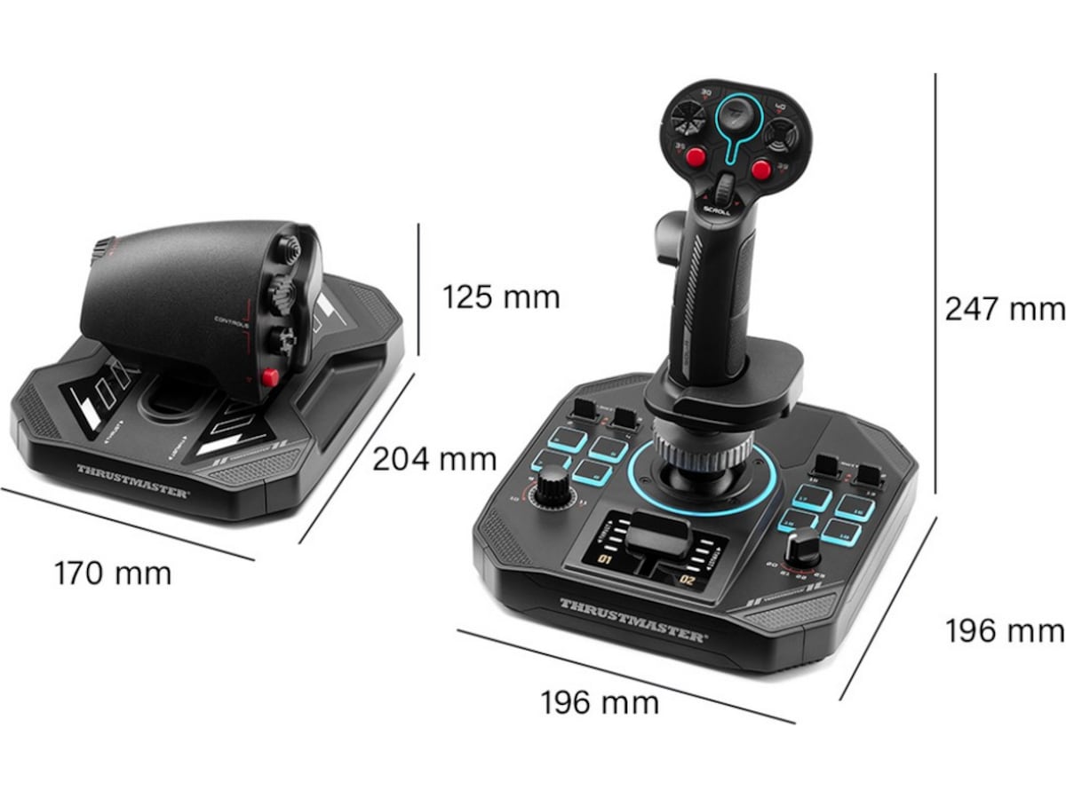 Thustmaster SOL-R 4 HOTAS Ratt og pedaler