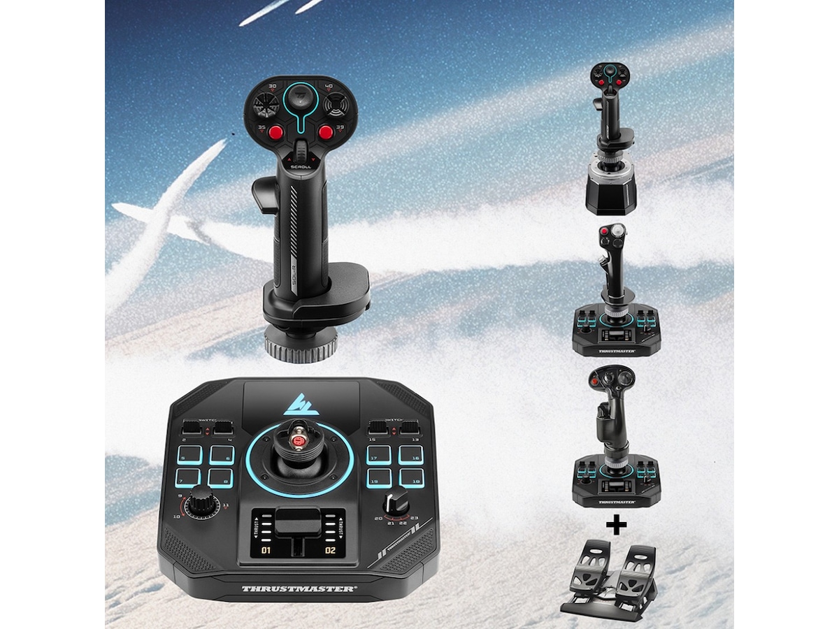Thustmaster SOL-R 4 HOTAS Ratt og pedaler