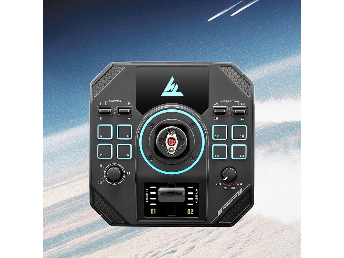 Thustmaster SOL-R 4 HOTAS Ratt og pedaler