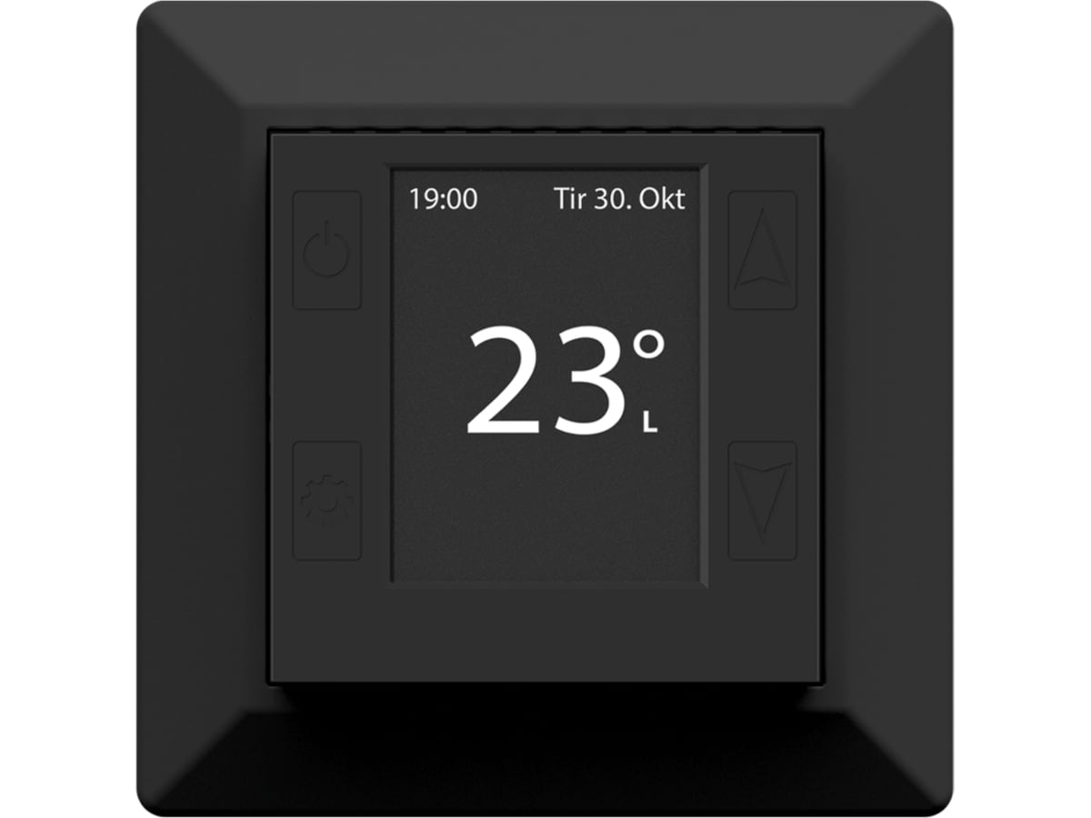 Mill Smart WiFi gulvtermostat 2-pack (sort) Tilbehør til varme