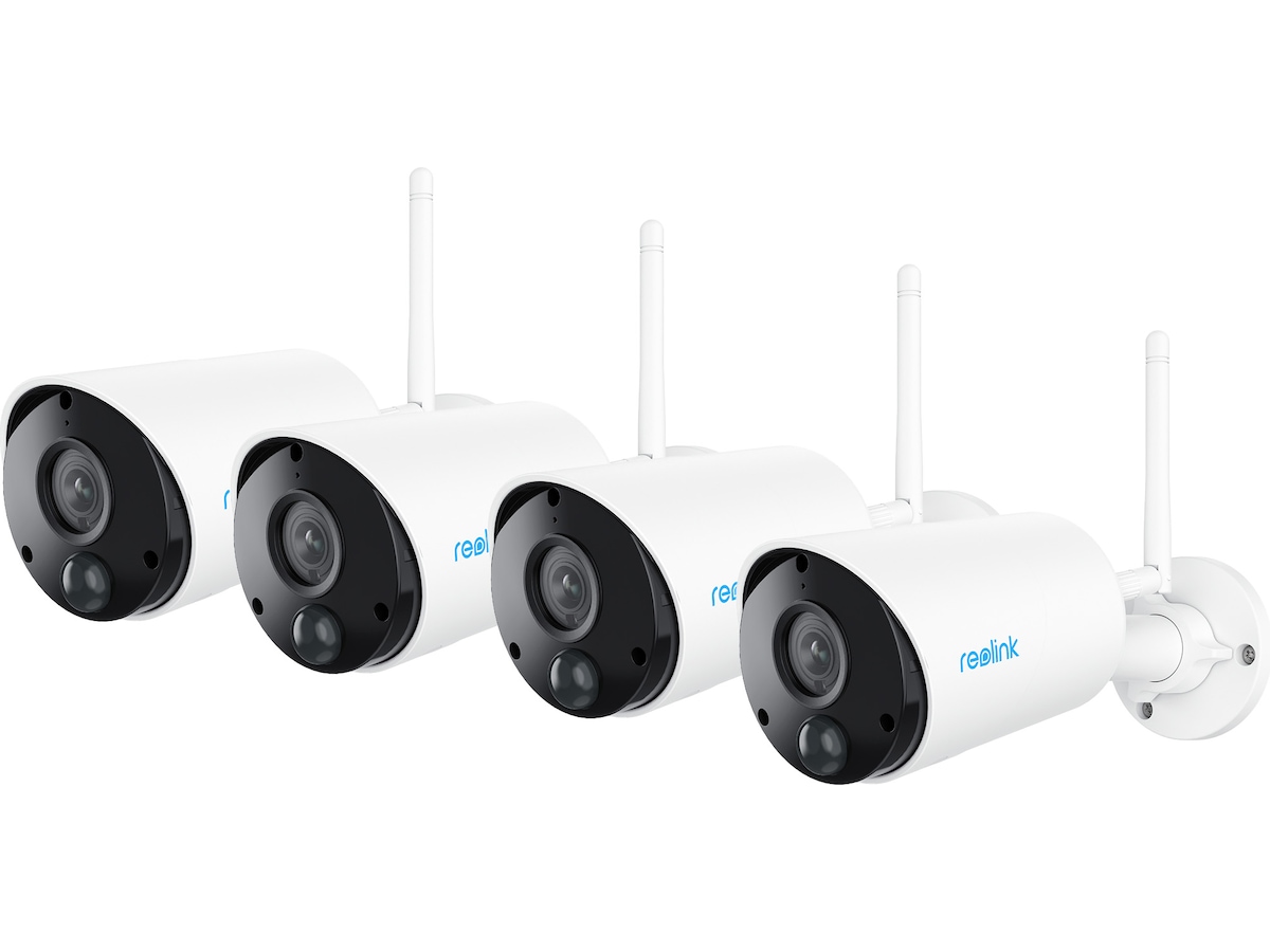 Reolink Argus Eco trådløst utendørs overvåkingskamera 4-pack Overvåkningskameraer