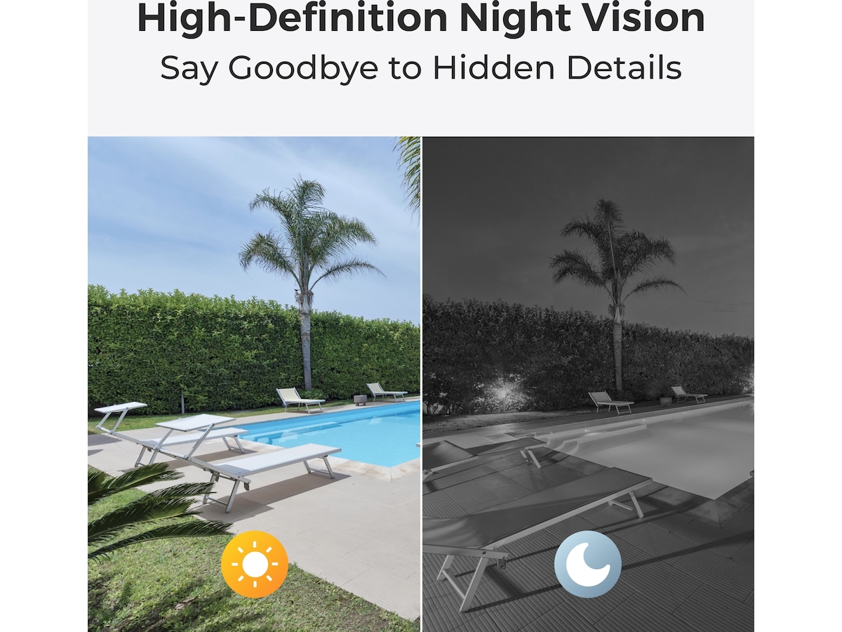 Reolink Argus Eco trådløst utendørs overvåkingskamera 4-pack Overvåkningskameraer