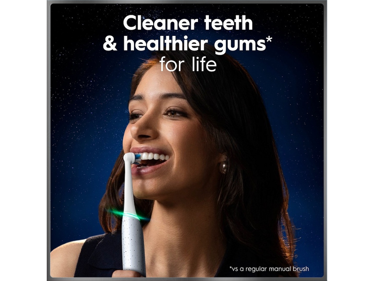Oral-B iO10 elektrisk tannbørste (hvit) Tilbehør til tannpleie