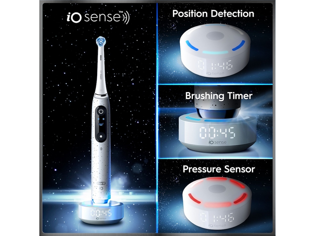 Oral-B iO10 elektrisk tannbørste (hvit) Tilbehør til tannpleie